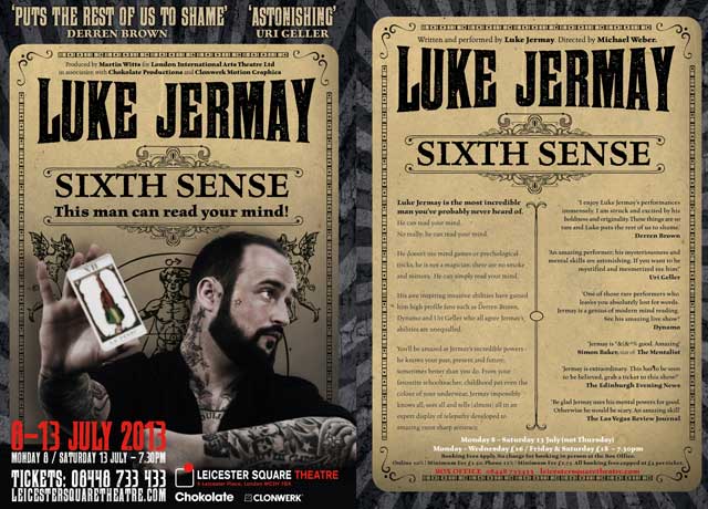 Luke Jermay in Sixth Sense Poster