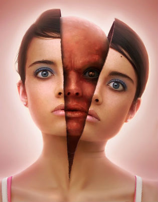 Photoshop manipulation of human body