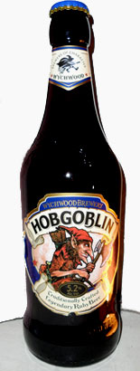 Hobgoblin beer bottle