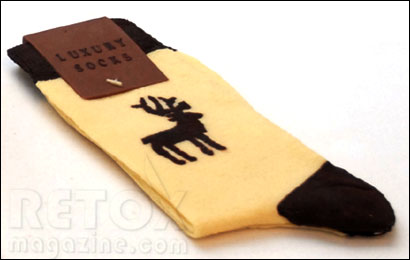 Chocolate for Fun - White Fox Chocolaterie socks