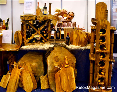 The France Show 2011 - handcrafted wine racks and chopping boards
