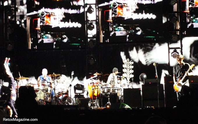 Red Hot Chili Peppers live at Knebworth Park, 23rd June 2012.