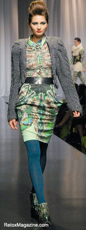 Fashion by GFW Zandra Rhodes Catwalk Textiles Award winner Dominique Kral