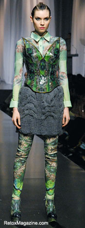 Graduate Fashion Week - Zandra Rhodes Catwalk Textiles Award winner Dominique Kral