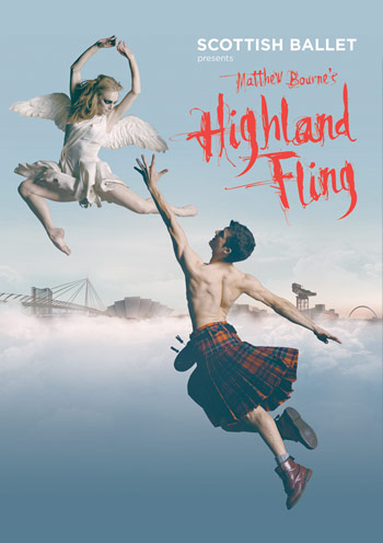 Highland Fling,  Scottish Ballet, poster