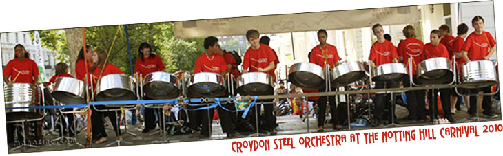 Croydon steel band at Notting Hill carnival 2010