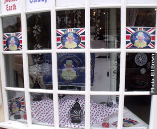 Queen's Diamond Jubilee - shop window