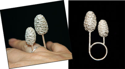 cone ring - Handmade in Britain at Chelsea Old Town Hall
