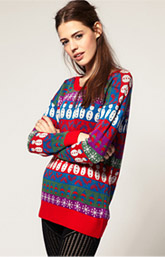Funky Christmas novelty jumper from Asos