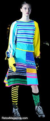 Graduate Fashion Week - Maria Angela Choumanidis from Northumbria University presents collection at GFW 2011