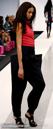 Nicola Bream from University of Salford presents collection at Graduate Fashion Week GFW 2011