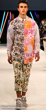 Graduate Fashion Week - Jeffrey Smith from De Montfort University presents floral collection at GFW 2011