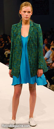 Graduate Fashion Week - Rebekah Galliano from Rochester University presents her collection at GFW 2011- garment front view