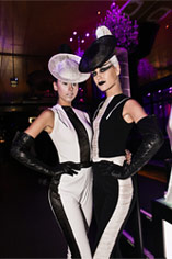 Whisky Mist Dancers at Sorapol's Launch of the Monochrome Scarf