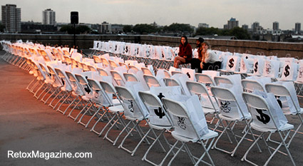 Rooftop of a carpark - the stage for Bol$hie's SS12 collection Romantic Poverty