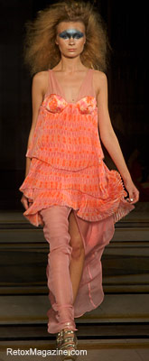 Bunmi Koko's SS12 collection Allure of the Sirens - coral pink garment