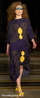 Bunmi Koko's SS12 collection Allure of the Sirens - purple garment