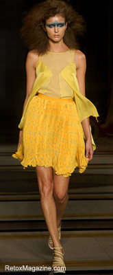Bunmi Koko's SS12 collection Allure of the Sirens - yellow garment