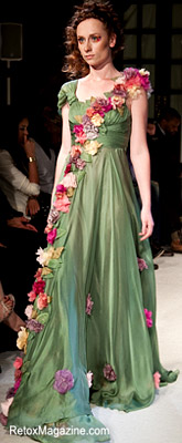 Cristina Cernei's SS12 collection shown at A La Mode, presented by LGN Events - London Fashion Week
