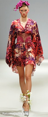 Fashion designer Carlotta Actis Barone presents collection at Vauxhall Fashion Scout, London Fashion Week SS12