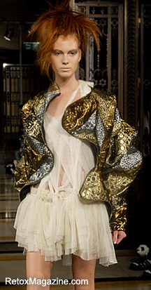 London Fashion Week - Inbar Spector's SS12 collection - jacket and dress