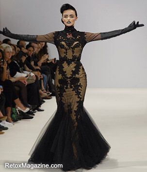 Cult couturier Ziad Ghanem presents Spring/Summer 2012 collection at London Fashion Week - image 1