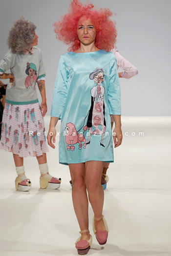 Fam Irvoll, London Fashion Week, catwalk image 1