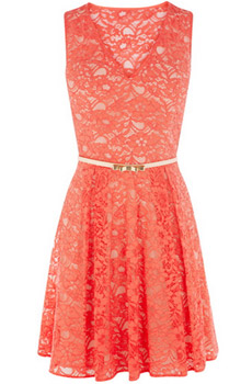 Oasis dress in lace