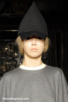 Sabina Bryntesson SS13 Collection at Vauxhall Fashion Scout, London Fashion Week - pointed hat photo 1