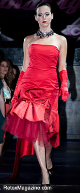 Grace Bardin's collection of haute couture dresses presented at Pacha