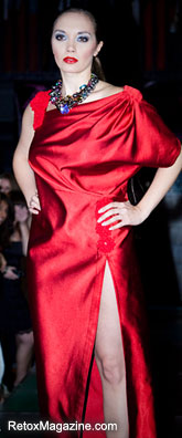Grace Bardin's collection of haute couture dresses presented at Pacha
