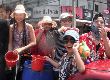 Songkran water-fight festival, Thailand