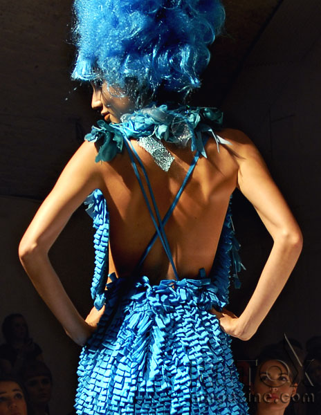 fashion designer Pierre Garroudi Haute Couture SS11 colection dress