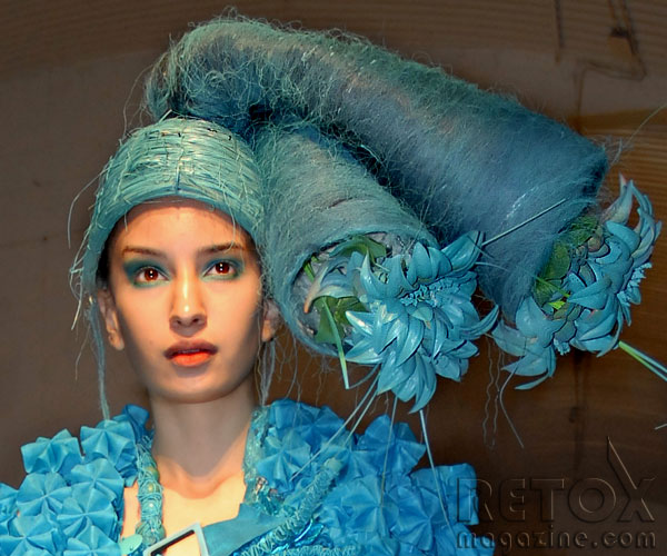 fashion designer Pierre Garroudi Haute Couture SS11 colection headwear