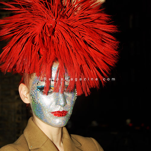 London Alternative Hair Show 2011 themed Illusion - backstage image1