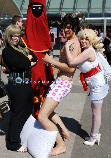 Cosplay - London Comic Con, MCM Expo – Catherine, Katherine and Vincent from Catherine and 182 Journey