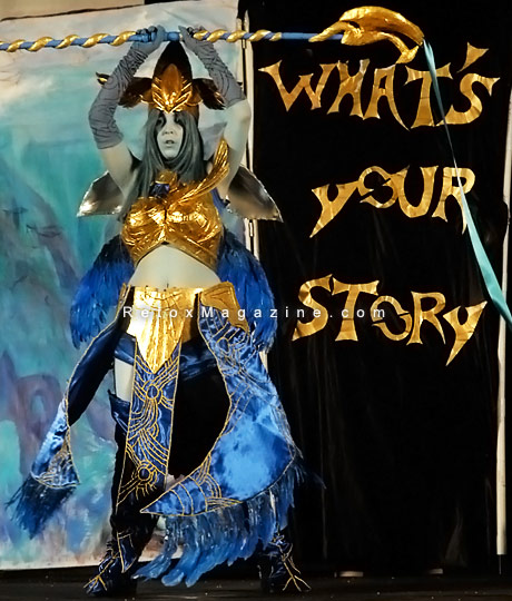 Eurocosplay Championships held at MCM Expo Comic Con in London – entry from Spain as Avatar of Dwayna from Guild Wars