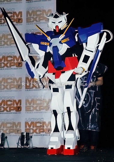 Eurocosplay Championships held at MCM Expo Comic Con in London – entry from Latvia as Gundam Exia from 00