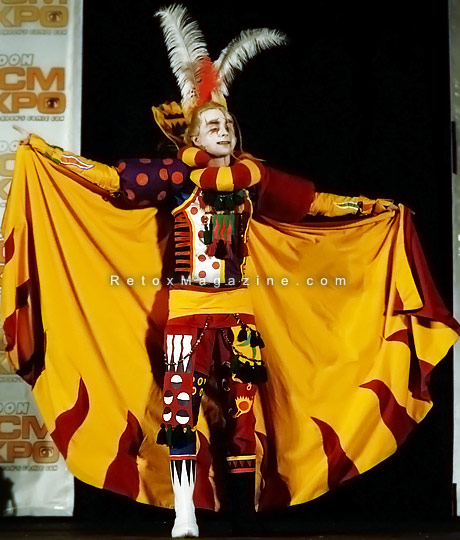 Eurocosplay Championships held at MCM Expo Comic Con in London – entry from Netherlands as Kefka from Final Fantasy VI