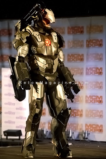 Eurocosplay Championships held at MCM Expo Comic Con in London – entry from Italy as Warmachine from Iron Man