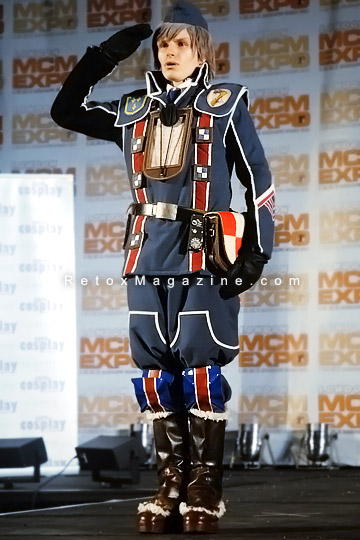 Eurocosplay Championships held at MCM Expo Comic Con in London – entry from Czech as Welkin Gunther from Valkyria Chronicles