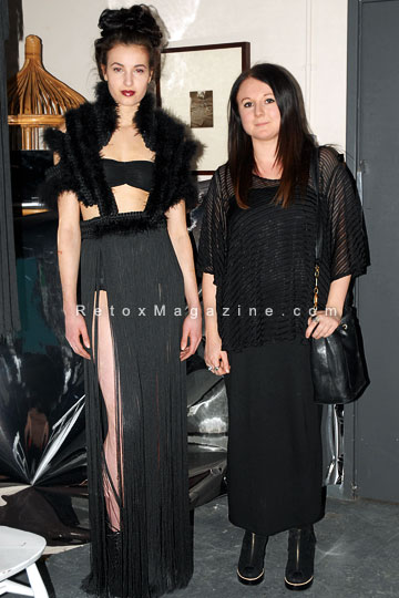 Blow Presents Live AW12 - Eleanor Amoroso with model, image10.