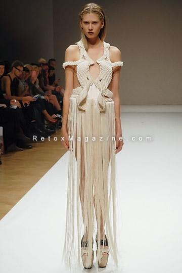 LFW SS12 Blow Presents - fashion designer Eleanor Amoroso outfit 1