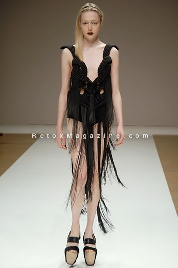 LFW SS12 Blow Presents - fashion designer Eleanor Amoroso outfit 10