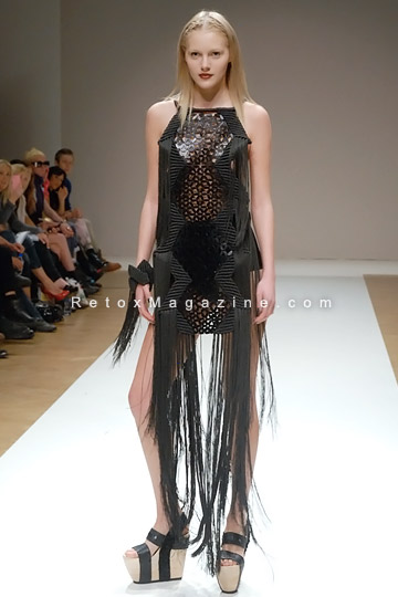 LFW SS12 Blow Presents - fashion designer Eleanor Amoroso outfit 13