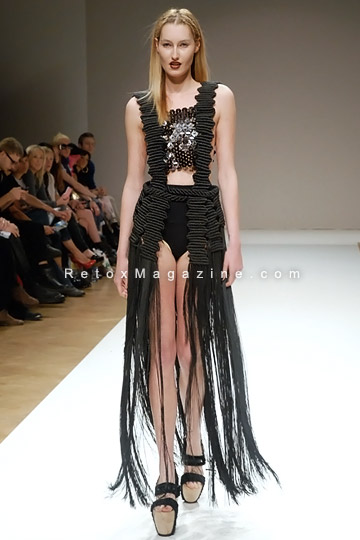 LFW SS12 Blow Presents - fashion designer Eleanor Amoroso outfit 16