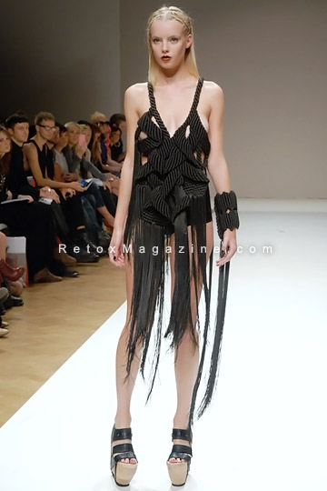 LFW SS12 Blow Presents - fashion designer Eleanor Amoroso outfit 5