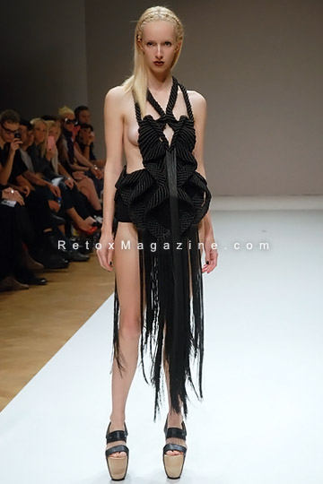 LFW SS12 Blow Presents - fashion designer Eleanor Amoroso outfit 9