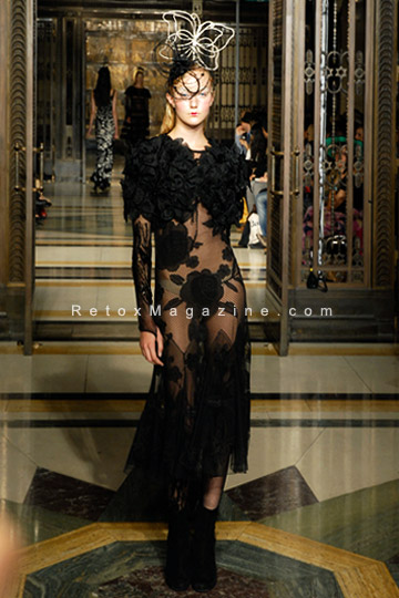 LFW SS12 - fashion designer Elisa Palomino outfit 1