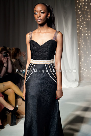 London Fashion Week SS12. LGN Events present 'LGN Young Designers' - Ghori collection by Fashion Designer Azim Khma. Catwalk image 6.